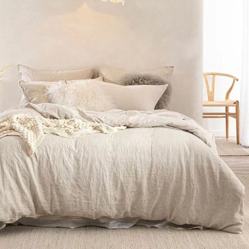 Luxe & Rest French flax linen in Natural