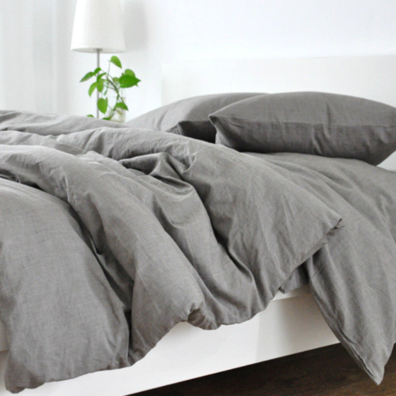 Luxe & Rest French flax linen in Grey