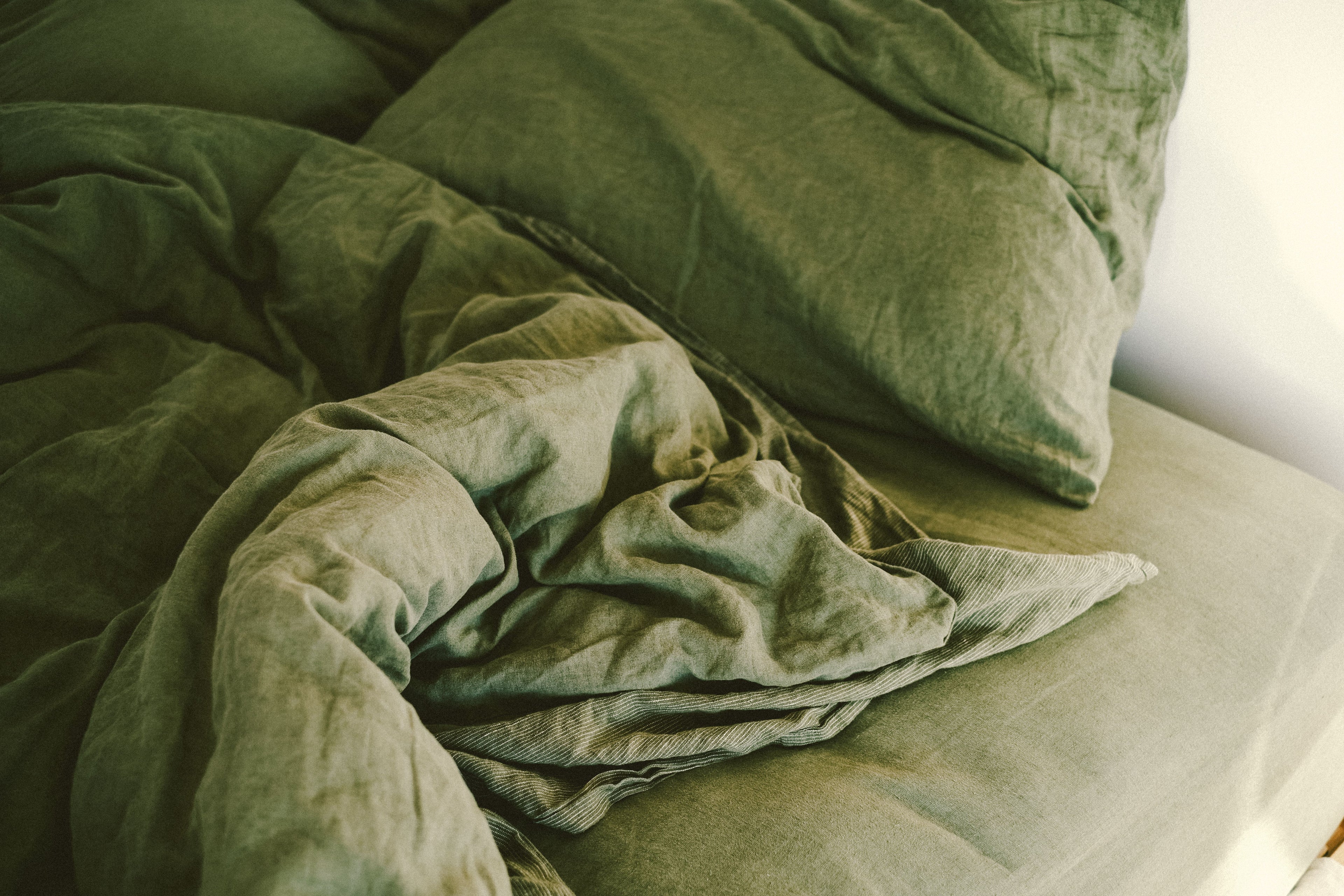 Queen Size Flax Linen Sheet Set